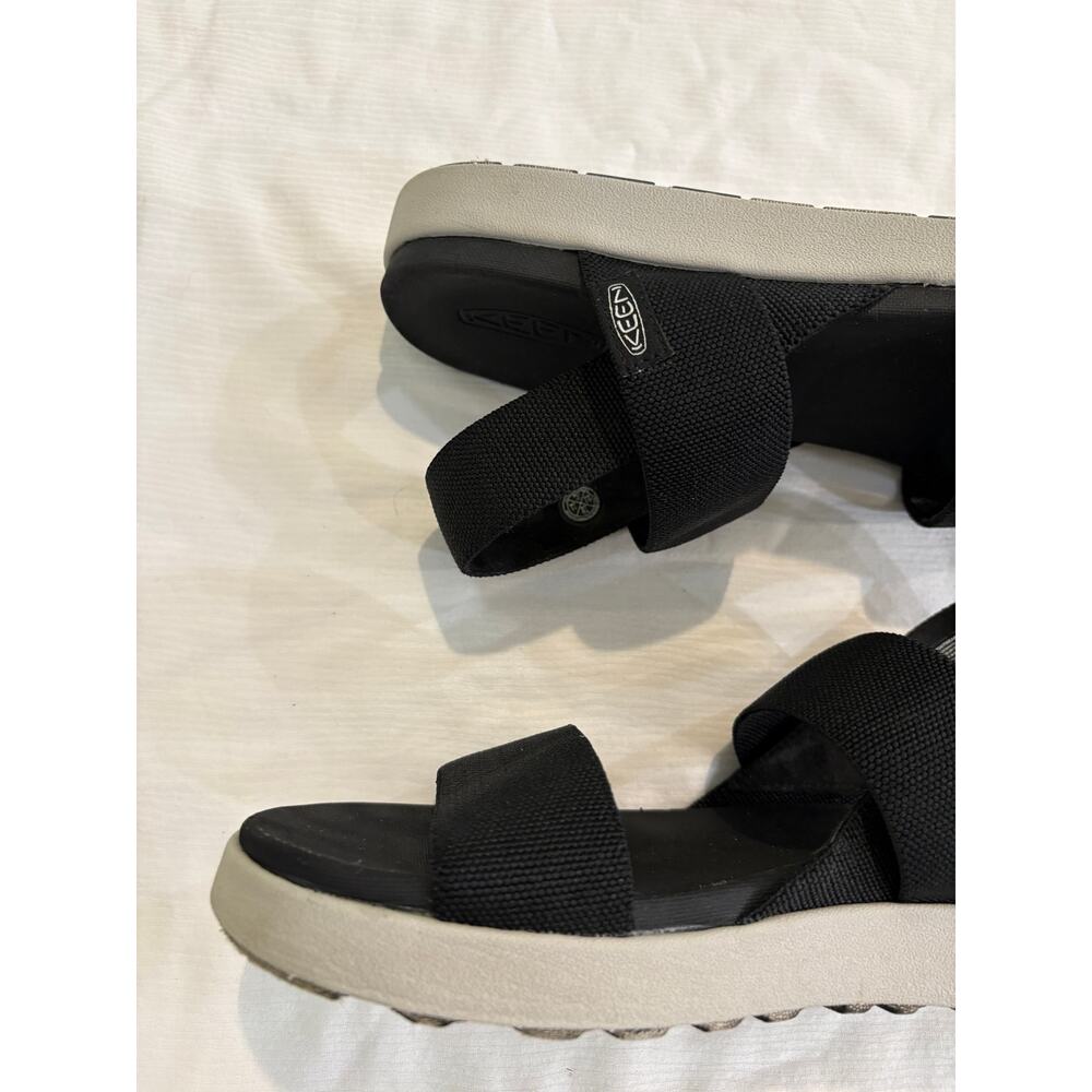 Keen Elle Backstrap Sandals Womens Size 10 Black Stretch Gore Platform 1022620 - Picture 11 of 15